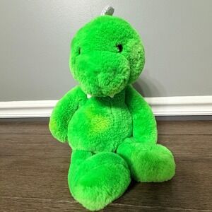 Kid Connection Neon Green Dinosaur Plush